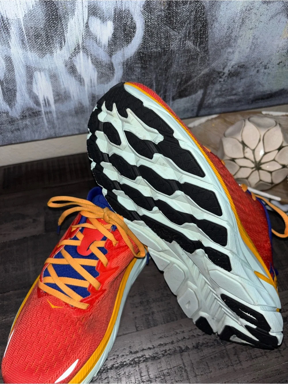 HOKA Clifton 8 'ST/ART Pack' running shoes WOMENS SZ 9.5